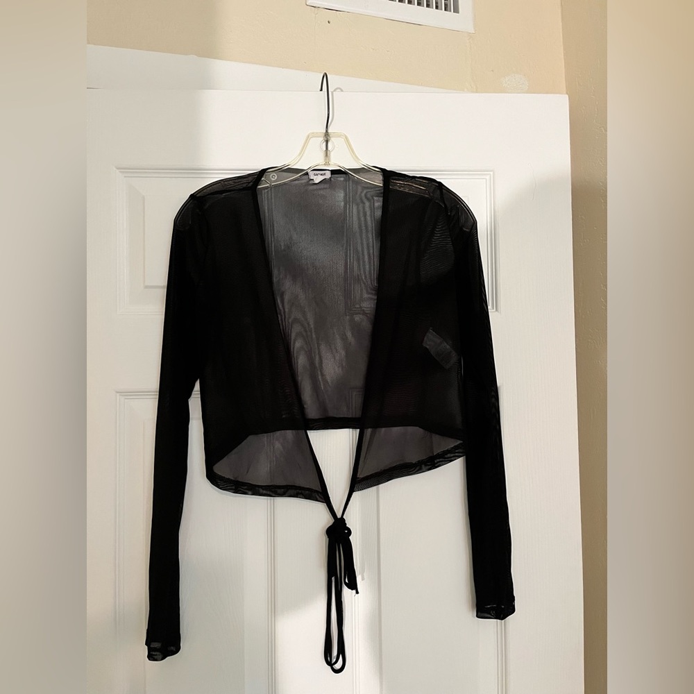 Garage Sheer Crop Top